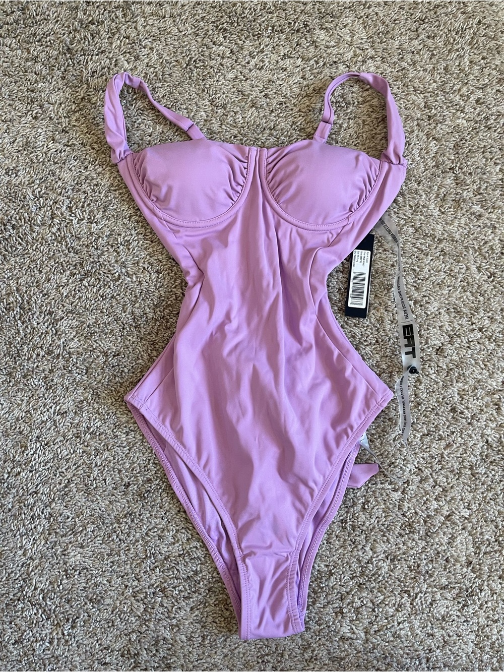 TA3 Sweetie One Piece Swimsuit Wild Violet XS X-Long torso NWT